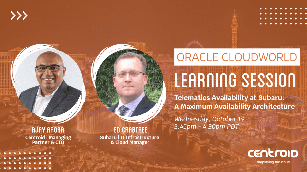 Events & Webinars 24 Telematics Learning Session_Oracle CloudWorld 2022