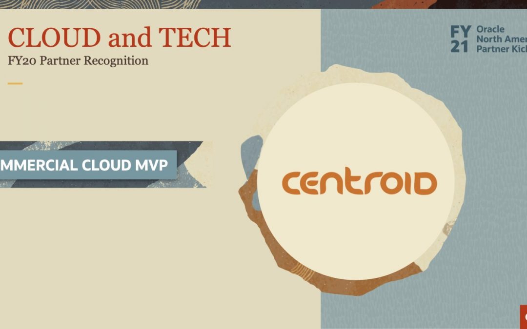 Centroid awarded three MVP awards by Oracle