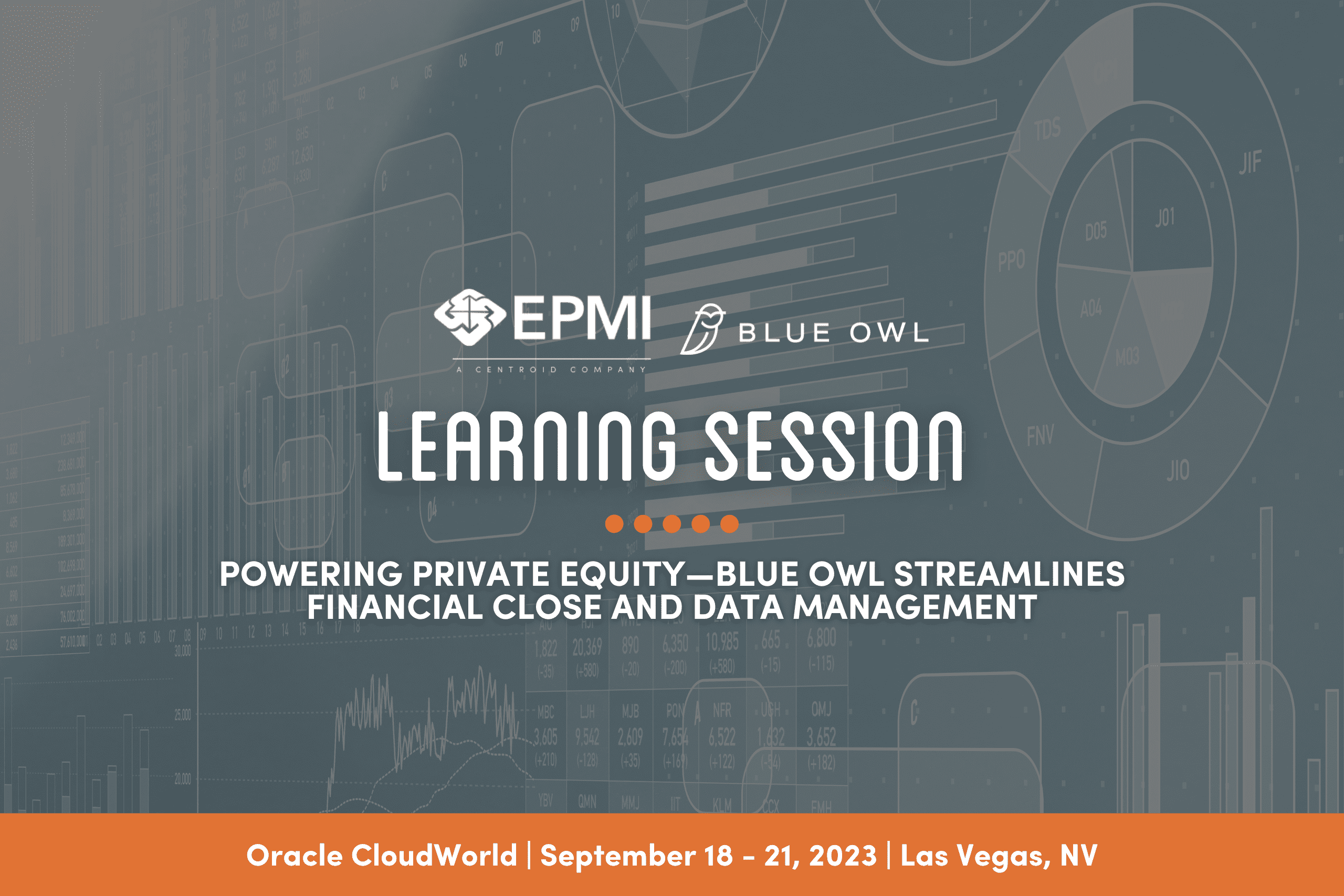 Events & Webinars 17 EPMI Learning Session_Blue Owl_Oracle CloudWorld 2023