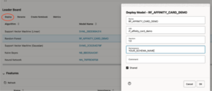 Machine Learning for Customer Engagement: OML Classification Tutorial 13 Deploy 2