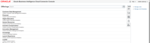 Oracle Fusion BI Cloud Connector (BICC): Offering and Extract Schedule Configuration Release 26A 16 6.1